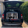 Cage De Transport Chien Double avec Séparation CAG-002 (Cage chien XXL, Cage chien interieur)