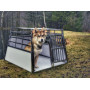 Cage De Transport Chien Double avec Séparation CAG-005 - Cage chien, Cage chien XXL, Cage de transport chien