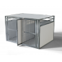 Cage De Transport Chien Double avec Séparation CAG-005 - Cage chien, Cage chien XXL, Cage de transport chien