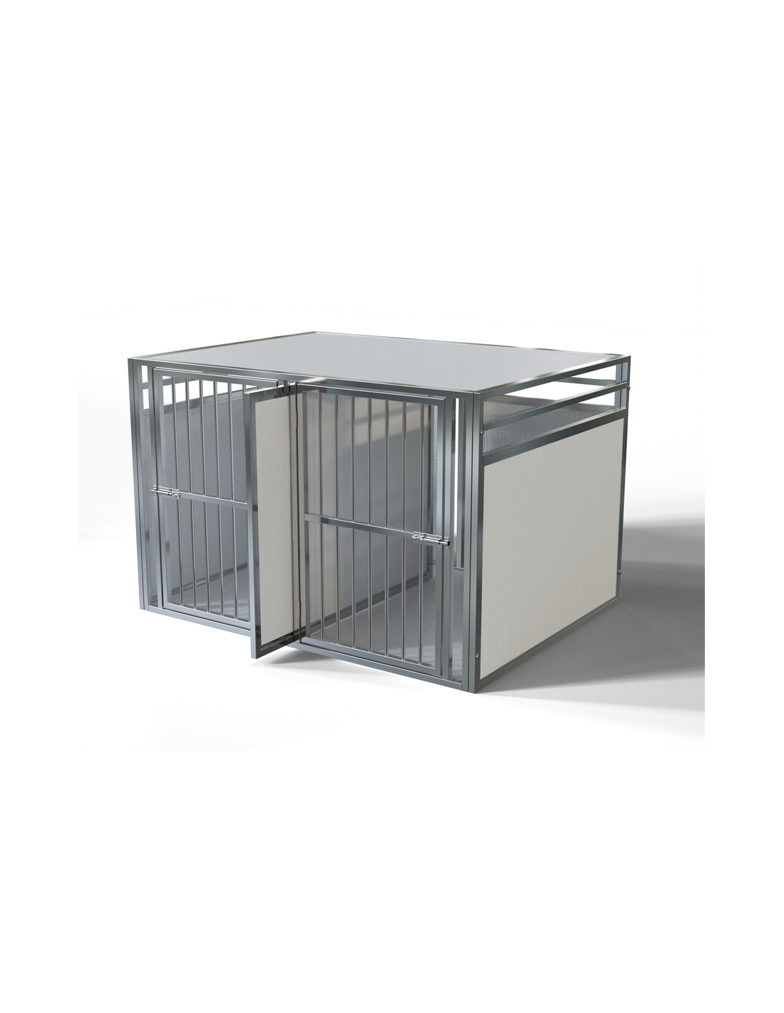 Cage De Transport Chien Double avec Séparation CAG-005 - Cage