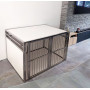 Cage De Transport Chien Double avec Séparation CAG-005 - Cage chien, Cage chien XXL, Cage de transport chien