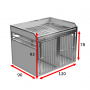 Cage De Transport Chien Double avec Séparation CAG-005 - Cage chien, Cage chien XXL, Cage de transport chien