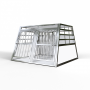 Cage De Transport Chien Double avec Séparation CAG-001 - Cage chien, Cage chien XXL, Cage de transport chien, Cage transport chi