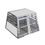 Cage De Transport Chien Double avec Séparation CAG-005 - Cage chien, Cage chien XXL, Cage de transport chien