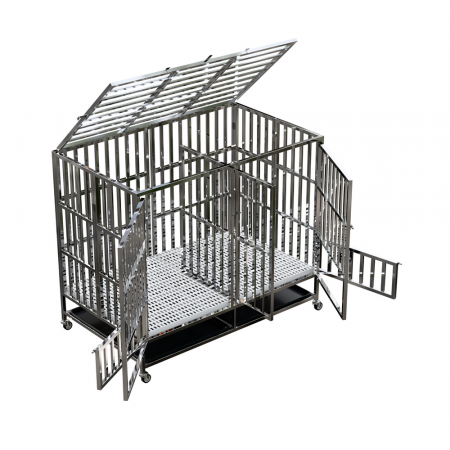 Cage D'Intérieur Pliante / INT-001 - Cage chien, Cage chien xxl, Cage de transport chien, Cage transport chien