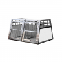 Cage De Transport Chien Double avec Séparation CAG-002 (Cage chien XXL, Cage chien interieur)