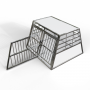 Cage De Transport Chien Double avec Séparation CAG-001 - Cage chien, Cage chien XXL, Cage de transport chien, Cage transport chi
