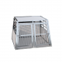 Cage De Transport Chien Double avec Séparation CAG-005 - Cage chien, Cage chien XXL, Cage de transport chien