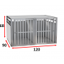 Cage Transport Chien DOUBLE PRO + Séparation / CAG-011