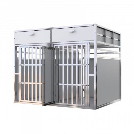 Cage Chien Avec Tiroirs