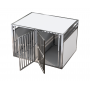 Cage De Transport Chien Double avec Séparation CAG-005 - Cage chien, Cage chien XXL, Cage de transport chien