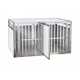 Cage Transport Chien DOUBLE PRO + Séparation / CAG-011