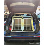 Cage chien voiture double Acier 95 × 90 × 63 cm | ESRAA