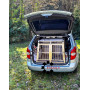 Cage De Transport Chien Double avec Séparation CAG-005 - Cage chien, Cage chien XXL, Cage de transport chien